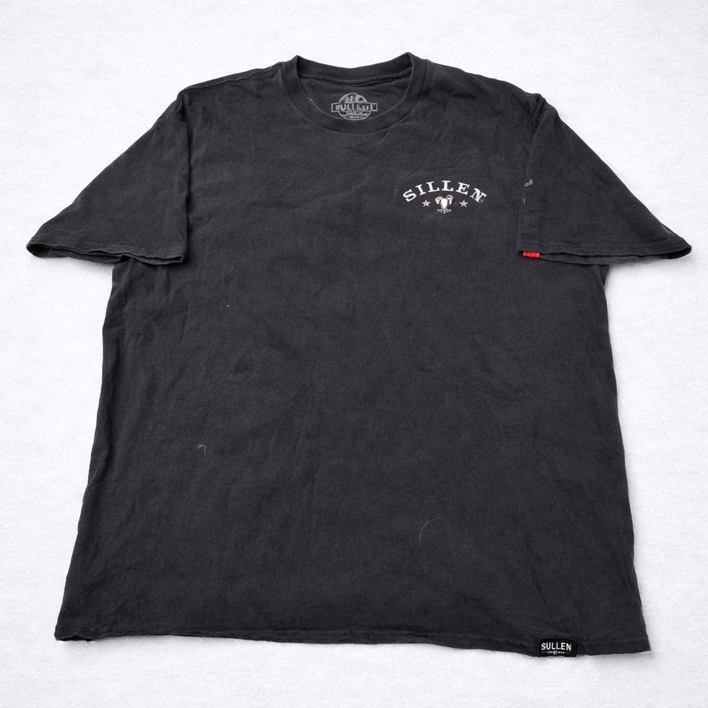 Sullen T Shirt Mens 2XL Black Tattoo Streetwear Graphic Tee